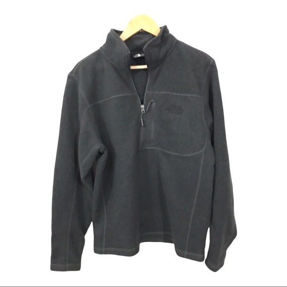 The North Face Better Sweater Fleece Men Medium Heathered Charcoal Gray 1/2 Zip. - Picture 1 of 11
